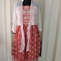 Detachable jacket western frock