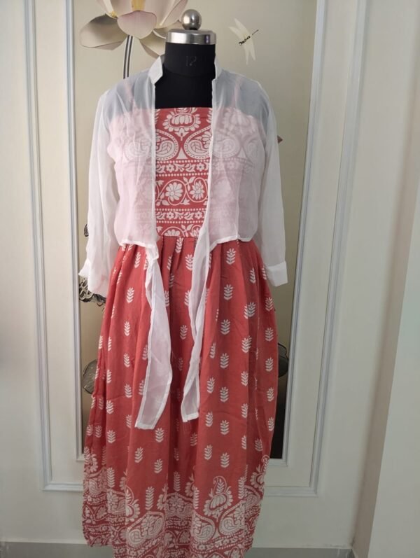 Detachable jacket western frock