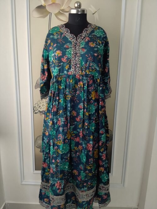 881d8dfc-3e51-436b-98d1-51ac24836027 Organza border maxi dress