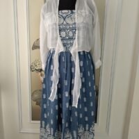 Detachable jacket western frock