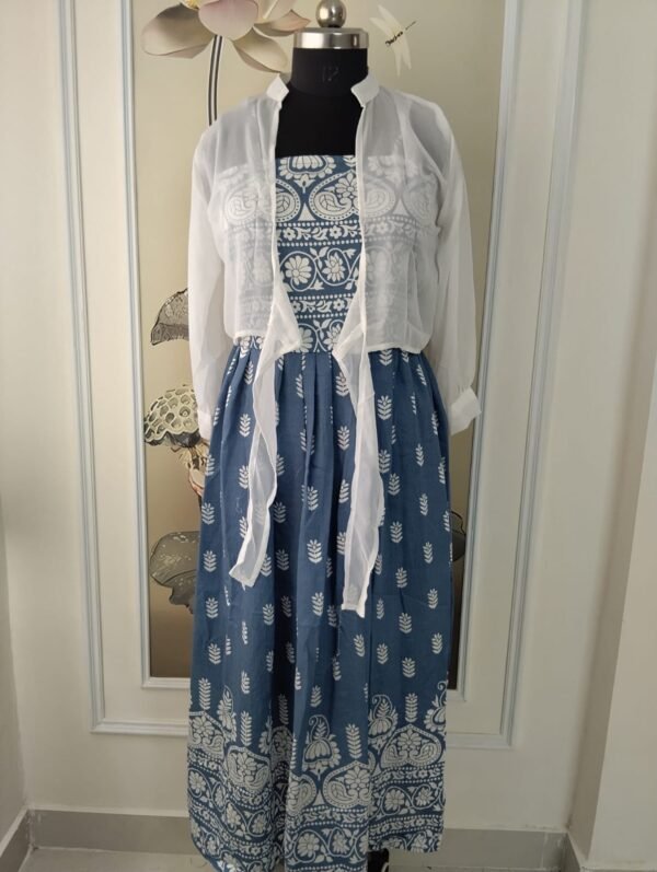 Detachable jacket western frock