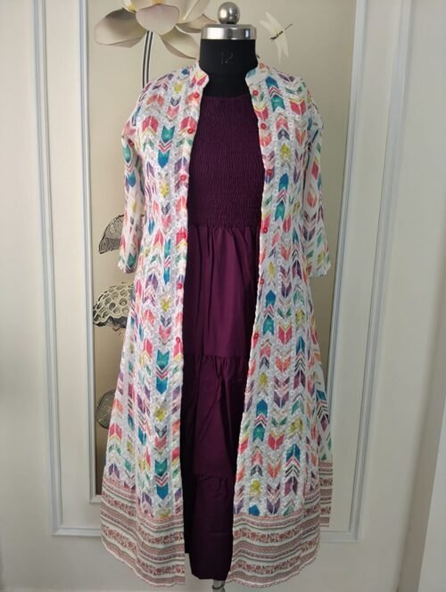 e793683e-0986-4f49-8dfe-7c828a542322 Detachable jacket western frock