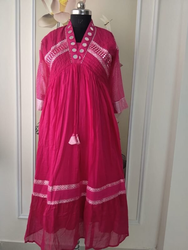 e7da1f63-da69-463d-b146-6735dde5563f Original mirror work maxi dress