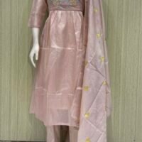 Pure cotton Kota Aline set with mul cotton lining