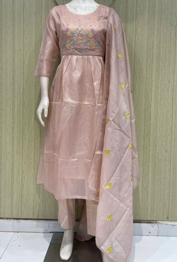 Pure cotton Kota Aline set with mul cotton lining