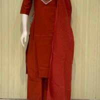 Dabu cotton kurta set with pocket