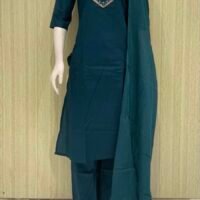 Dabu cotton kurta set with pocket