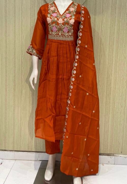 71ae8841-5bc1-4ba7-89b2-08269836489d mul chanderi suits with crape lining