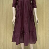 Pure Dabu cotton frocks with thread embroidery