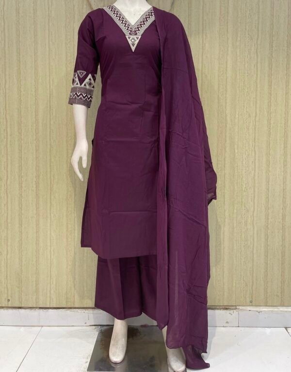 Pure Dabu cotton suit set without lining