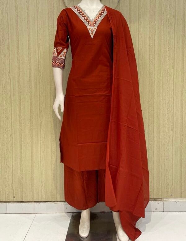 Pure Dabu cotton suit set without lining